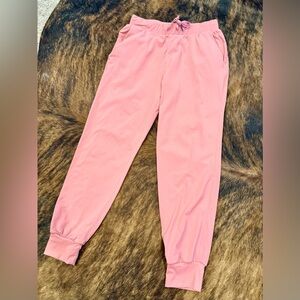 Pink Joggers with Elastic Waistband